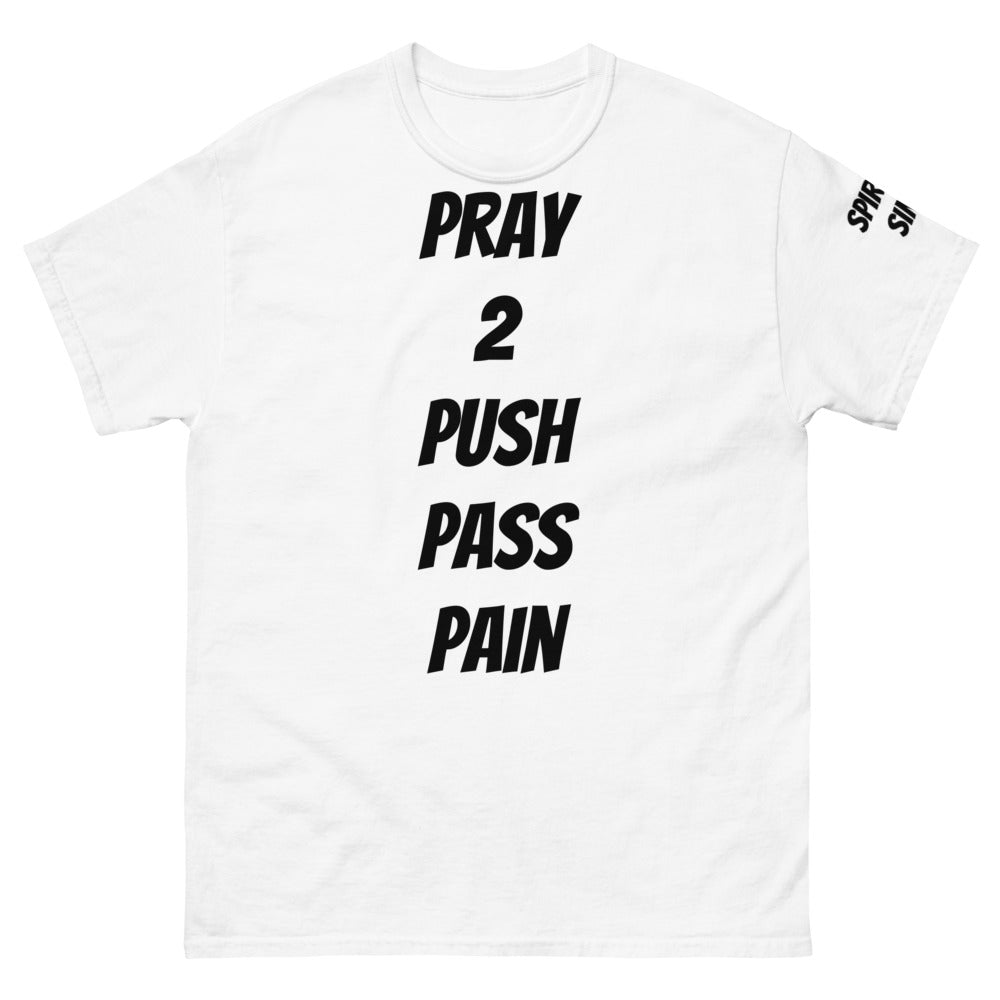 Men/ Women’s “Pray 2 Push” heavyweight tee