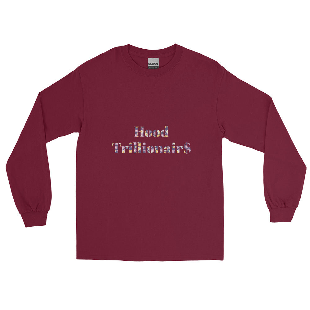 Men’s Long “Hood Trillionair$” Sleeve Shirt