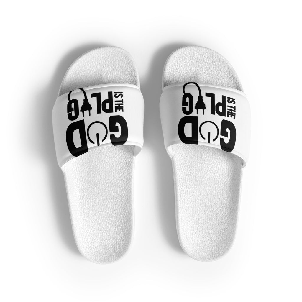 “God is the Plug” slides