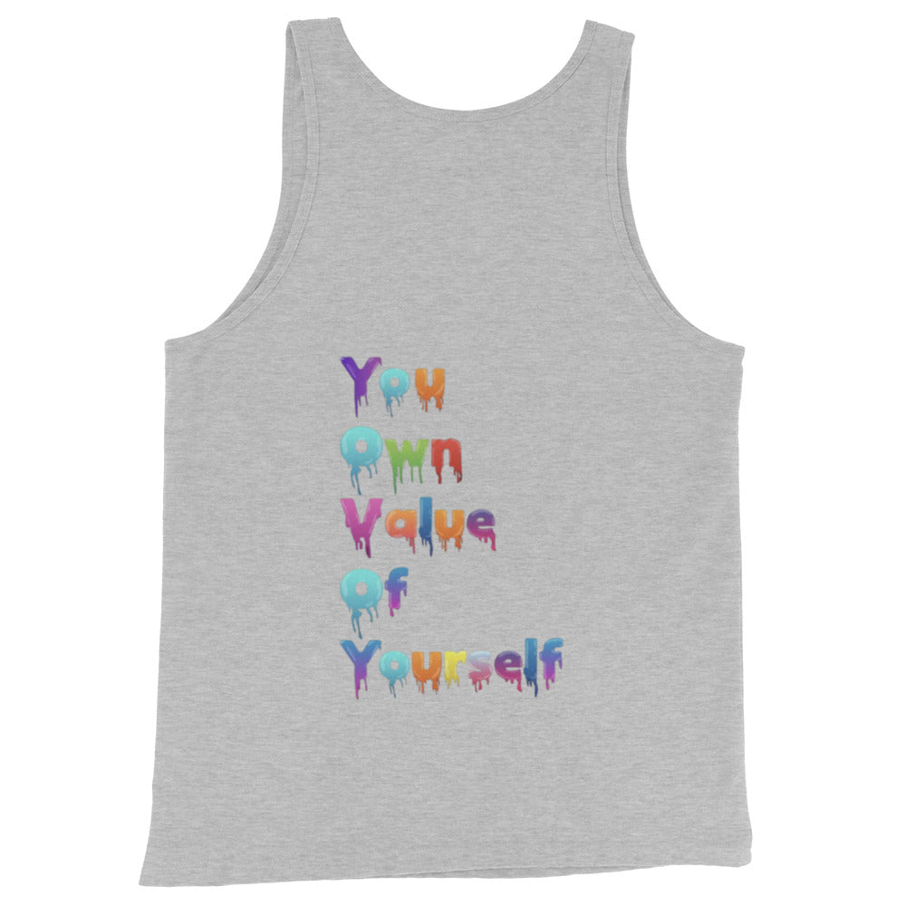 “YouOwnValueOfYourself” Unisex Tank Top