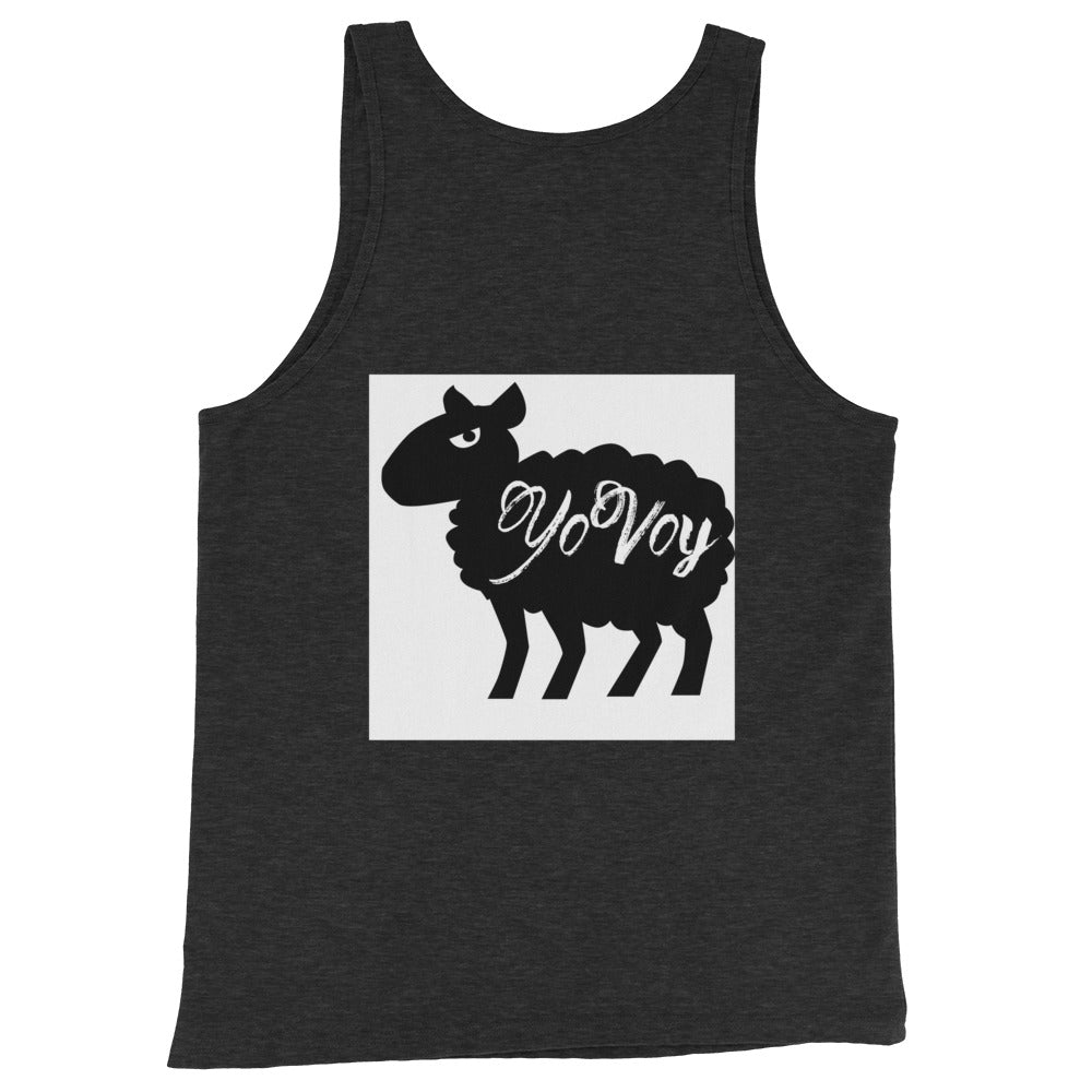 “IAMYOVOYSHEEP” Unisex Tank Top
