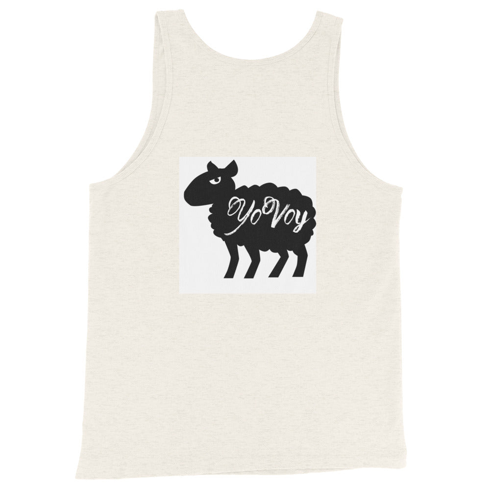 “IAMYOVOYSHEEP” Unisex Tank Top