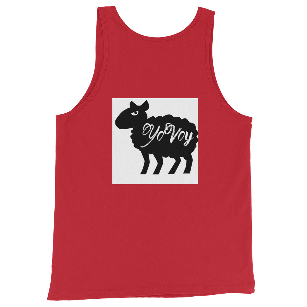 “IAMYOVOYSHEEP” Unisex Tank Top