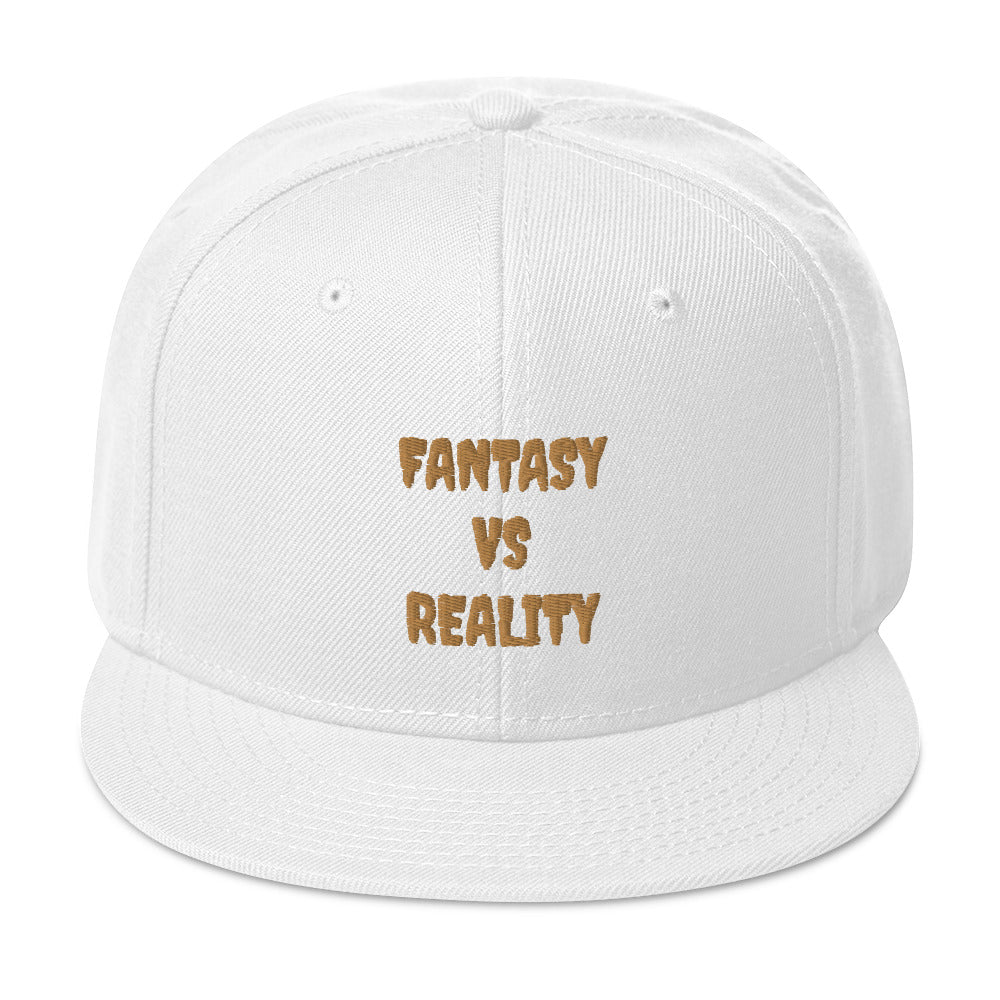 Snapback “FANTASY VS REALITY”Hat