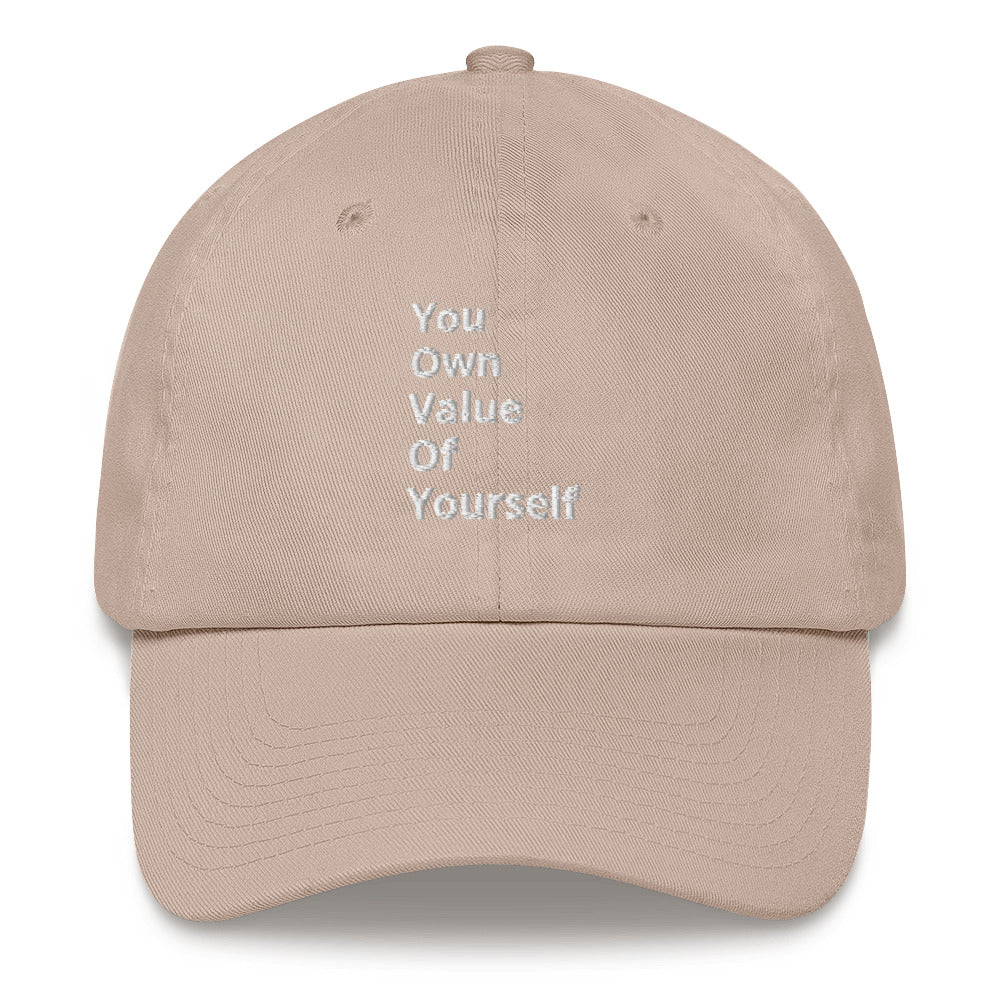 “YouOwnValueOfYourself” Mom/Dad hat