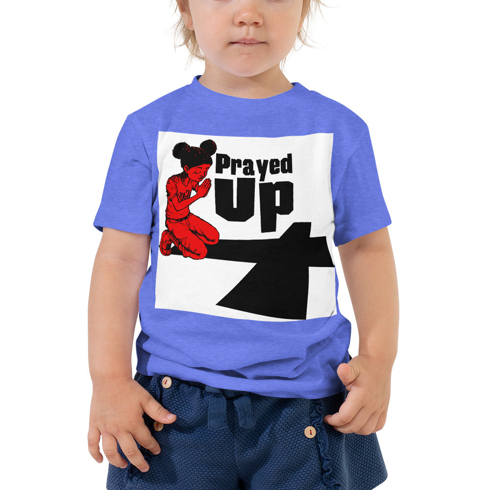 Toddler Short Sleeve “Prayed Up” girl Tee