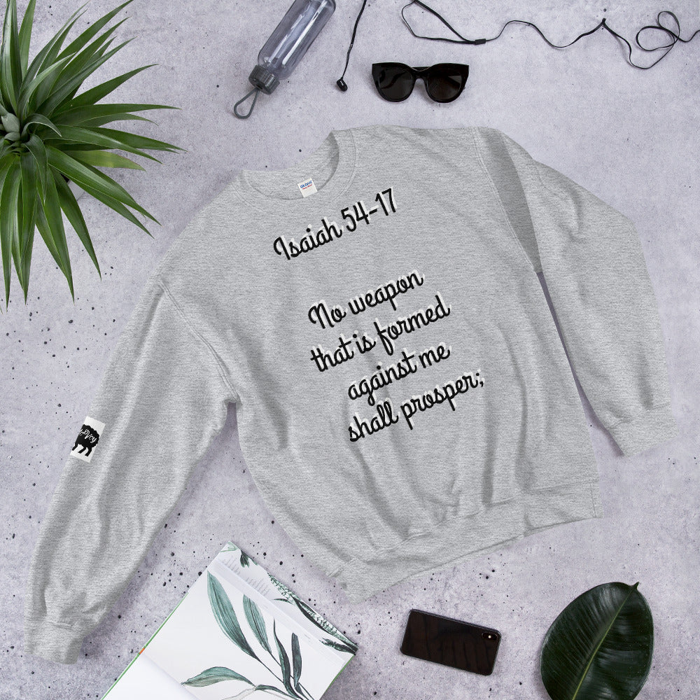 Unisex “No Weapon” Sweatshirt