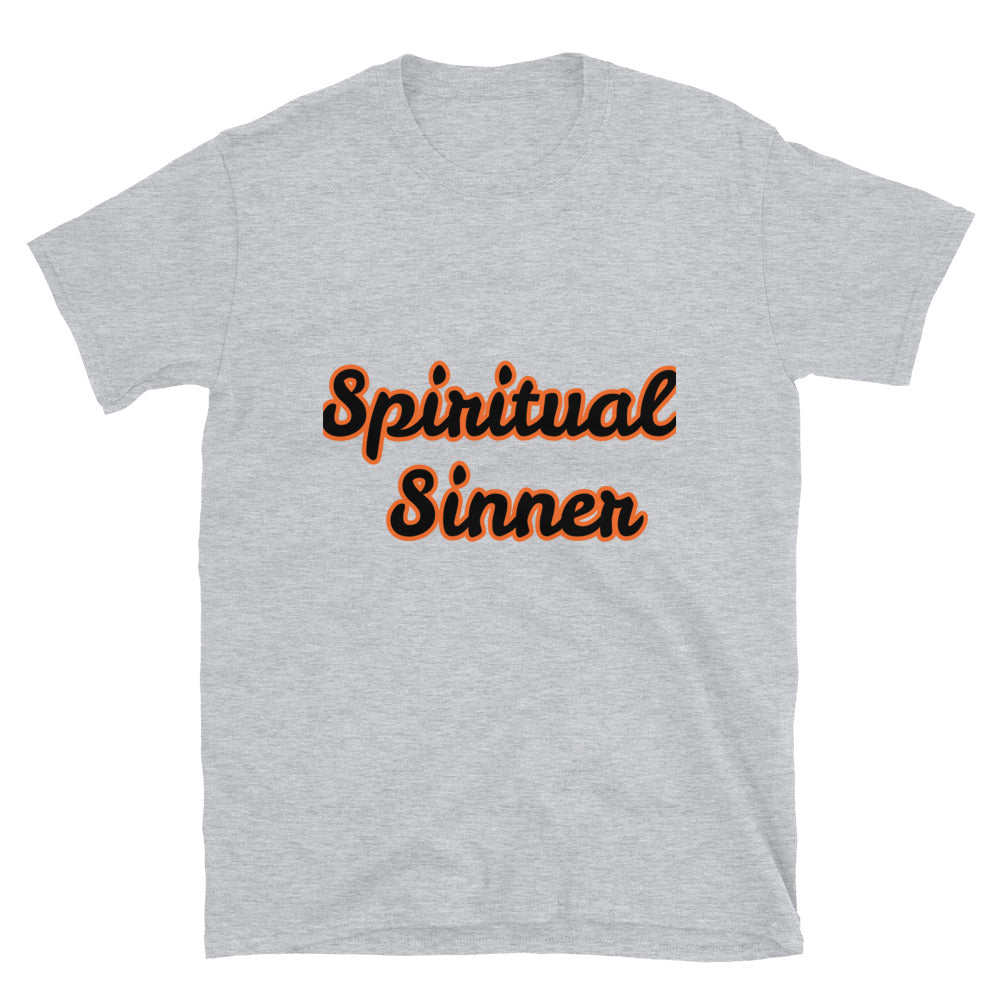 Short-Sleeve Unisex “Spiritual Sinner” T-Shirt