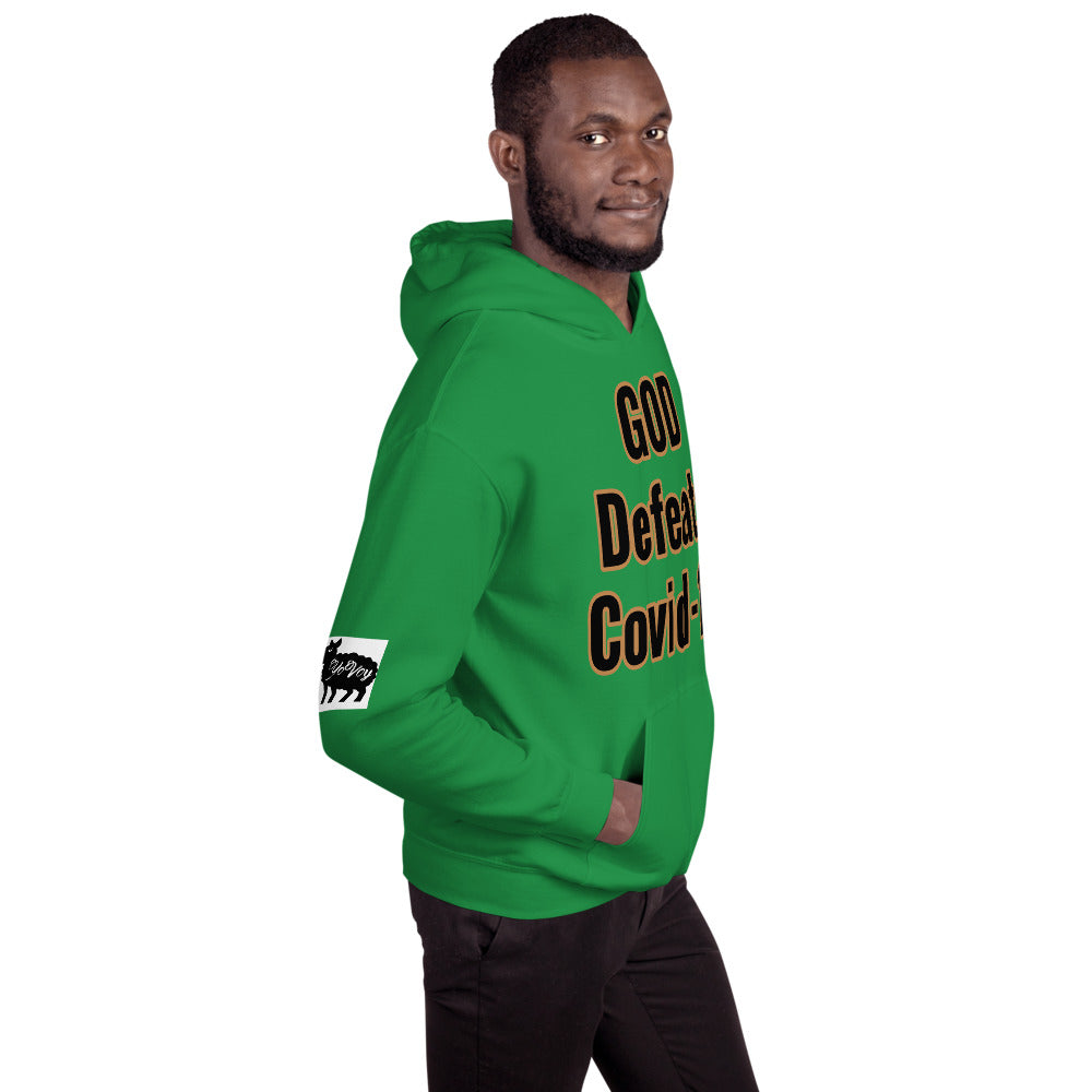 Unisex “GOD Defeats Covid-19”Hoodie