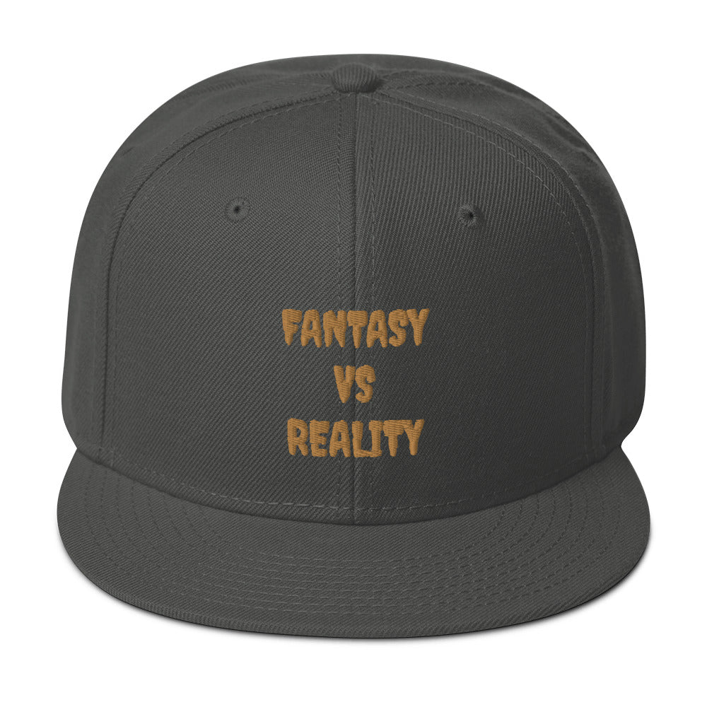 Snapback “FANTASY VS REALITY”Hat