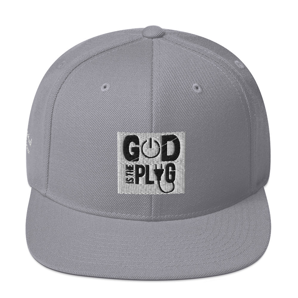 Snapback “God is the Plug” Hat