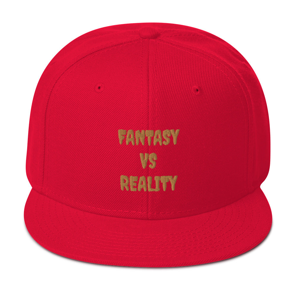 Snapback “FANTASY VS REALITY”Hat