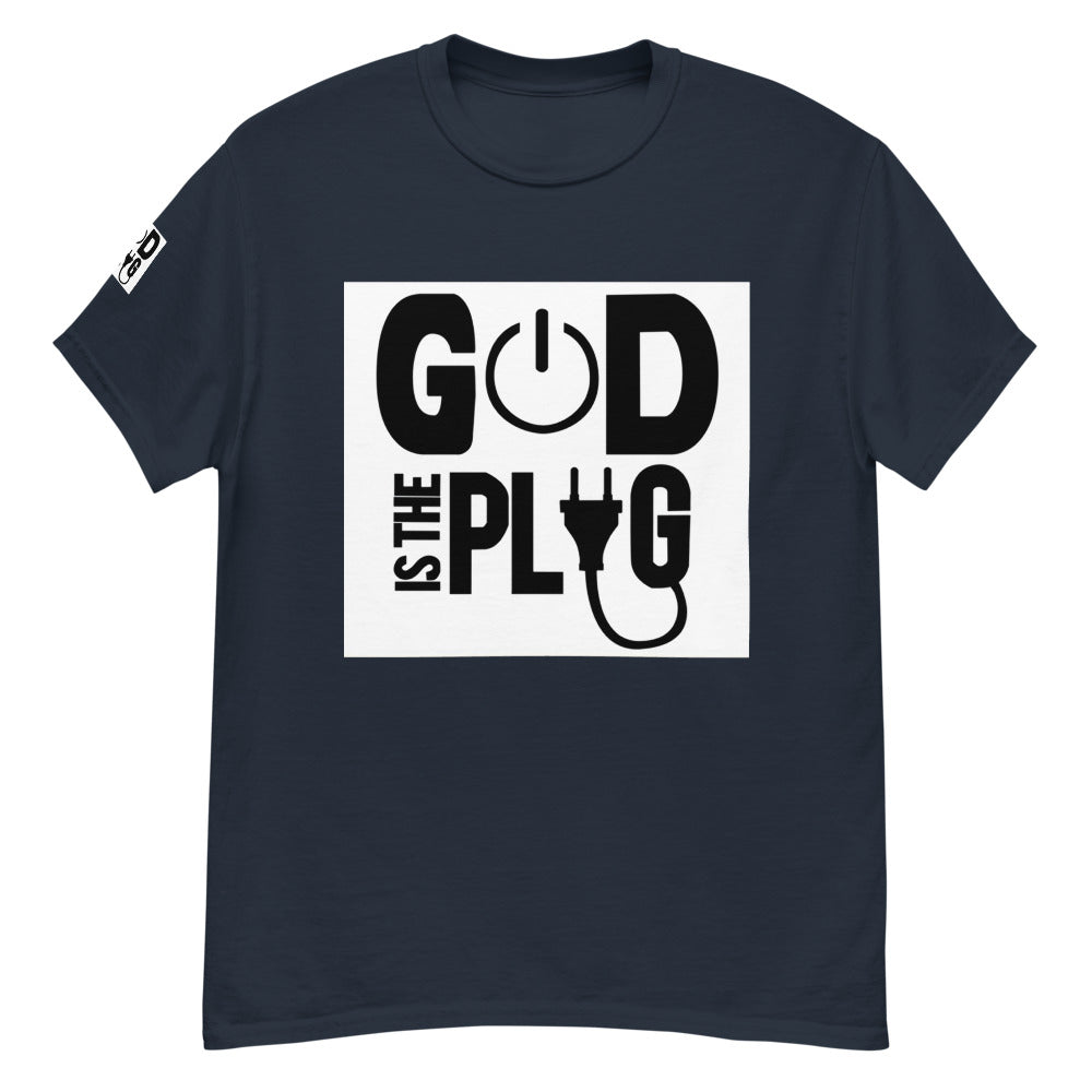 Men's/ Women’s “God is the Plug” Prayed Up  heavyweight tee
