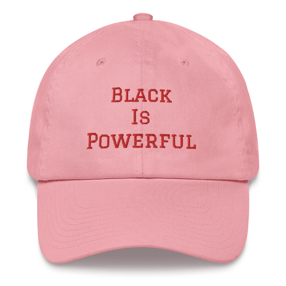 “Black is powerful” dad hat