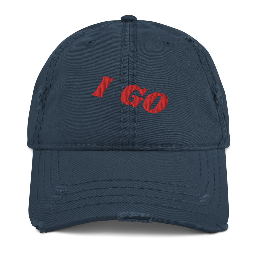 Distressed"IGO" Dad Hat