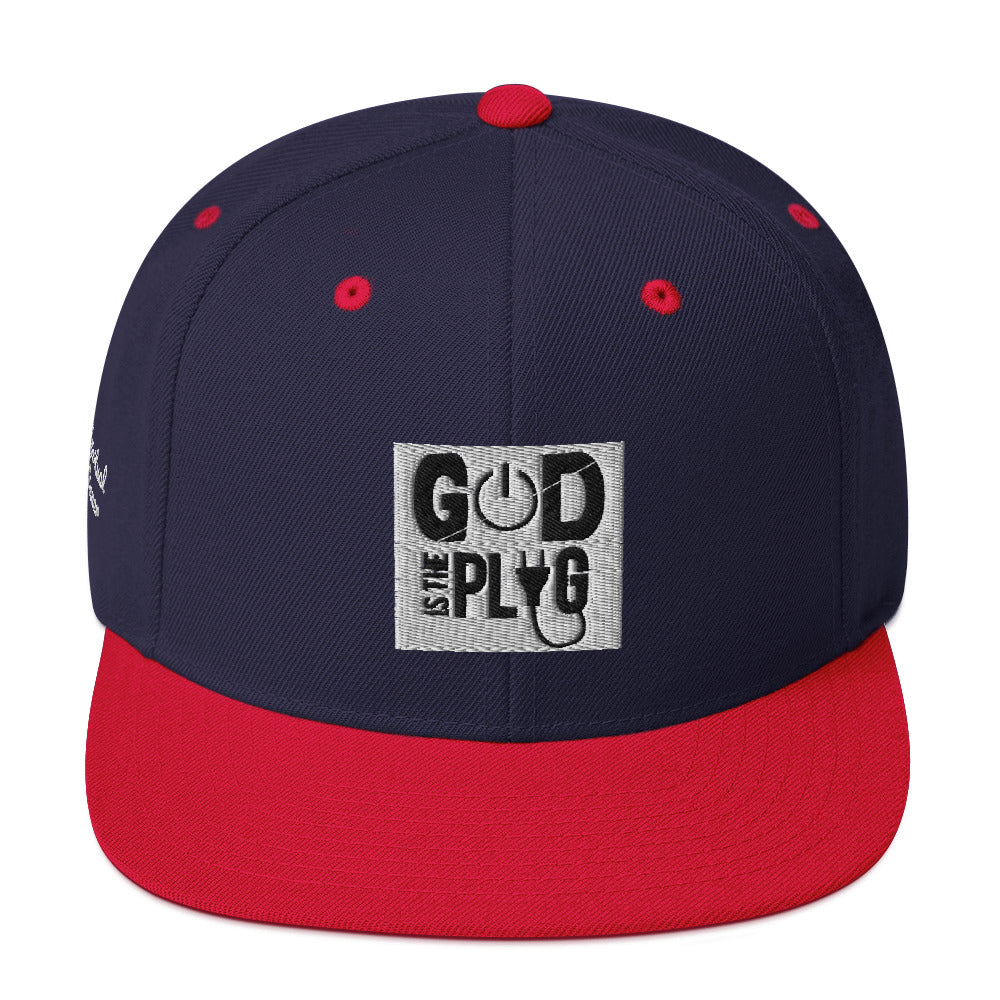 Snapback “God is the Plug” Hat