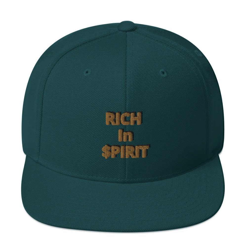 “Rich in Spirit” Snapback Hat