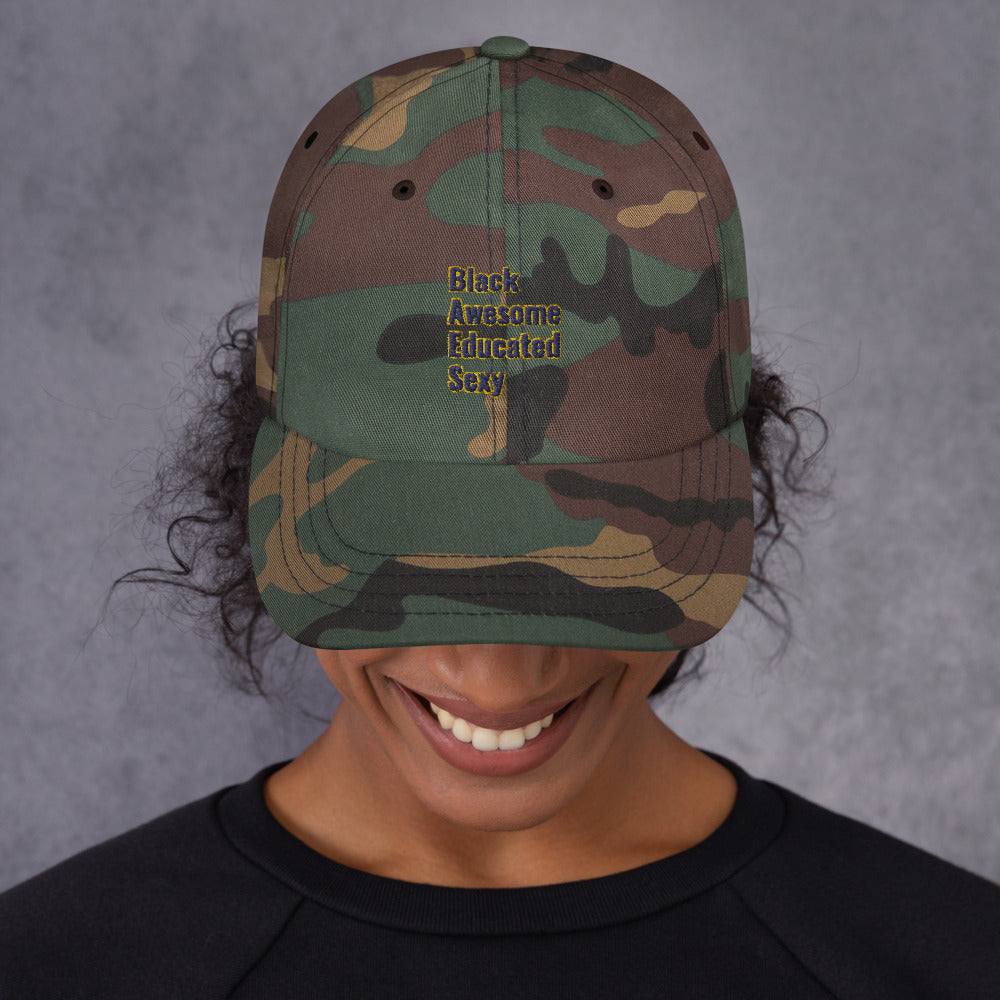 “Black,Awesome,Educated,Sexy” Dad /Mom hat