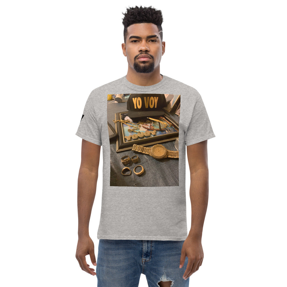 Men's heavyweight “YOVOY” Gold tee