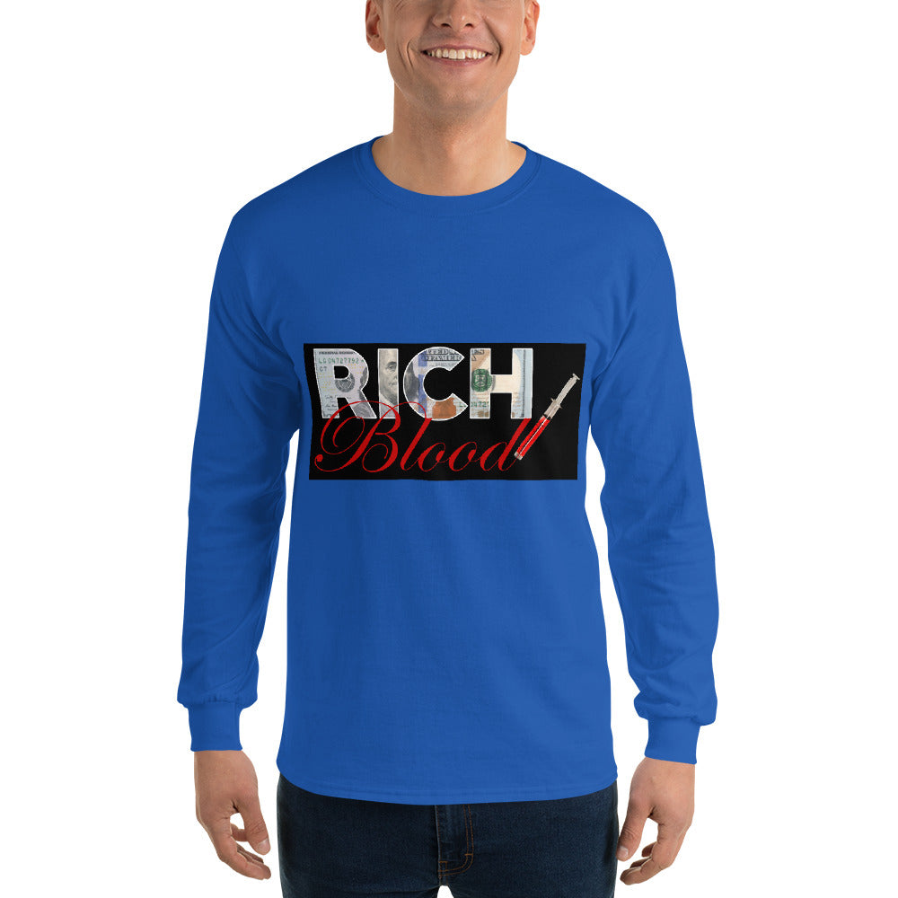 Men’s Long Sleeve "RICH Blood"Shirt