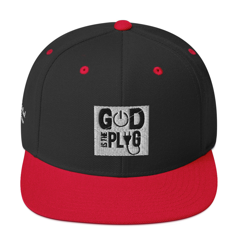 Snapback “God is the Plug” Hat