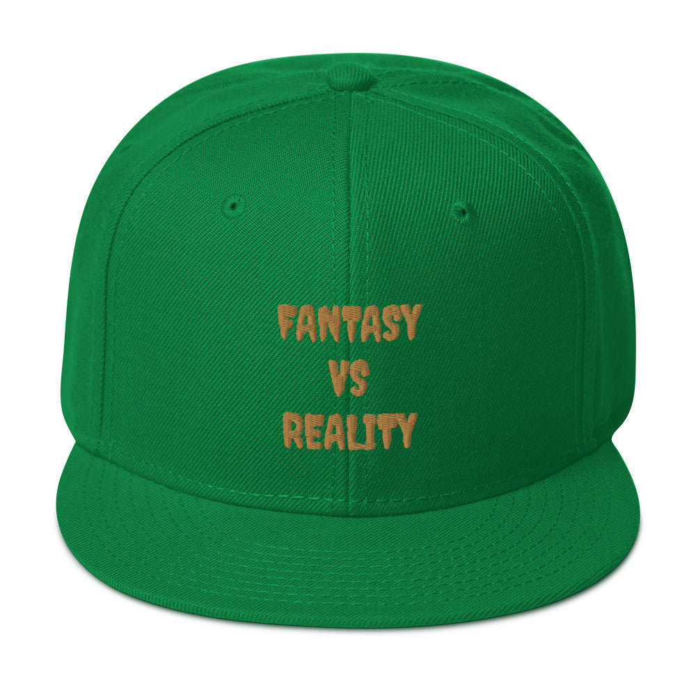Snapback “FANTASY VS REALITY”Hat