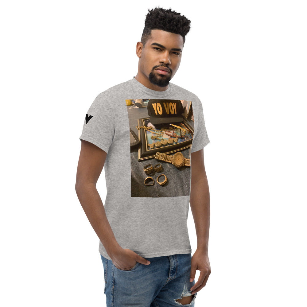 Men's heavyweight “YOVOY” Gold tee