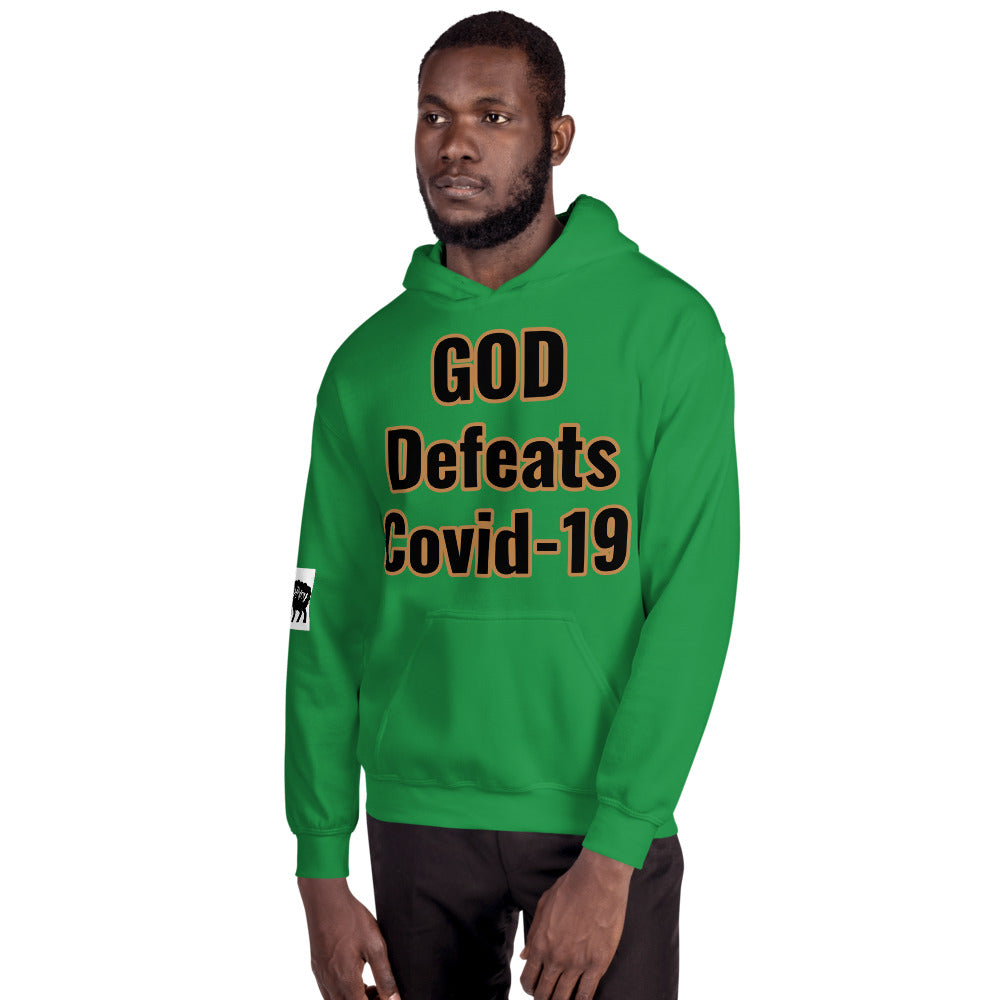Unisex “GOD Defeats Covid-19”Hoodie