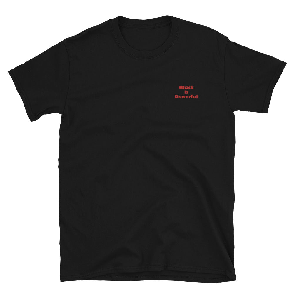 Short-Sleeve Unisex “Black is Powerful” T-Shirt