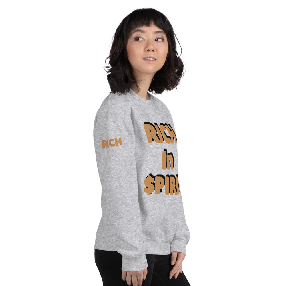 Unisex “Rich in Spirit” Sweatshirt