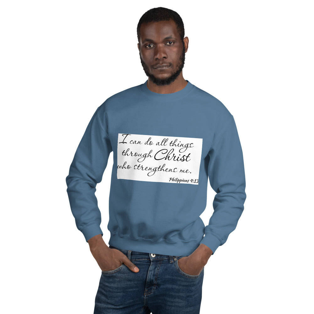 Unisex Prayed UP "All Things"  Sweatshirt