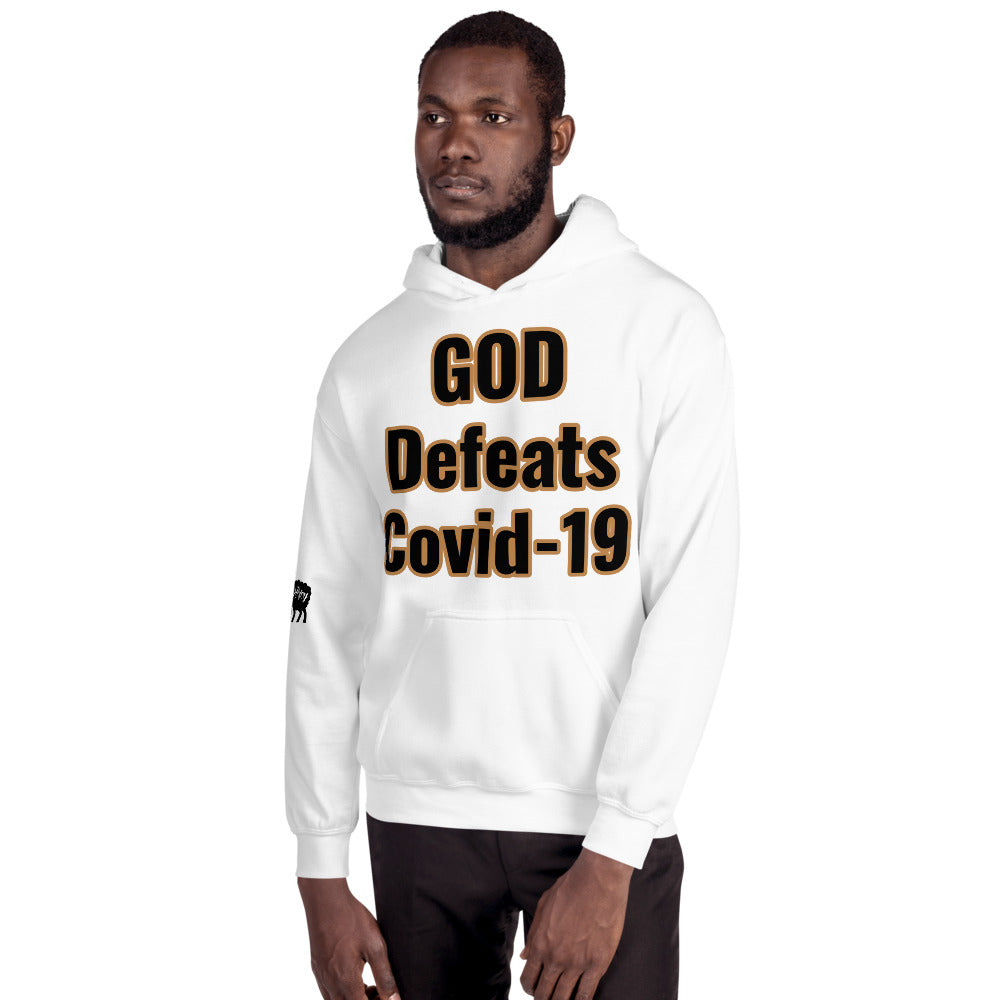 Unisex “GOD Defeats Covid-19”Hoodie