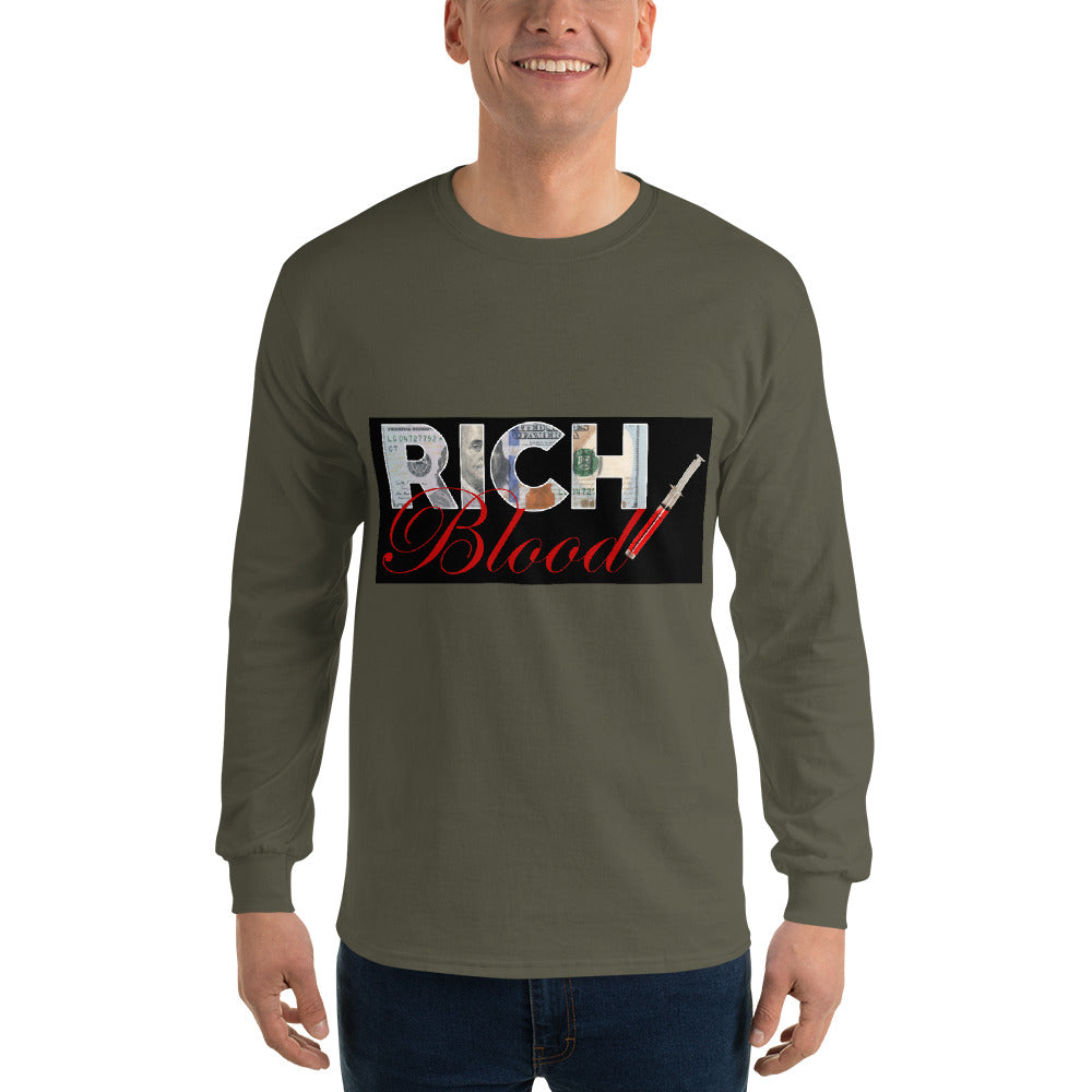 Men’s Long Sleeve "RICH Blood"Shirt