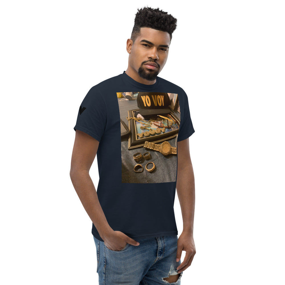 Men's heavyweight “YOVOY” Gold tee