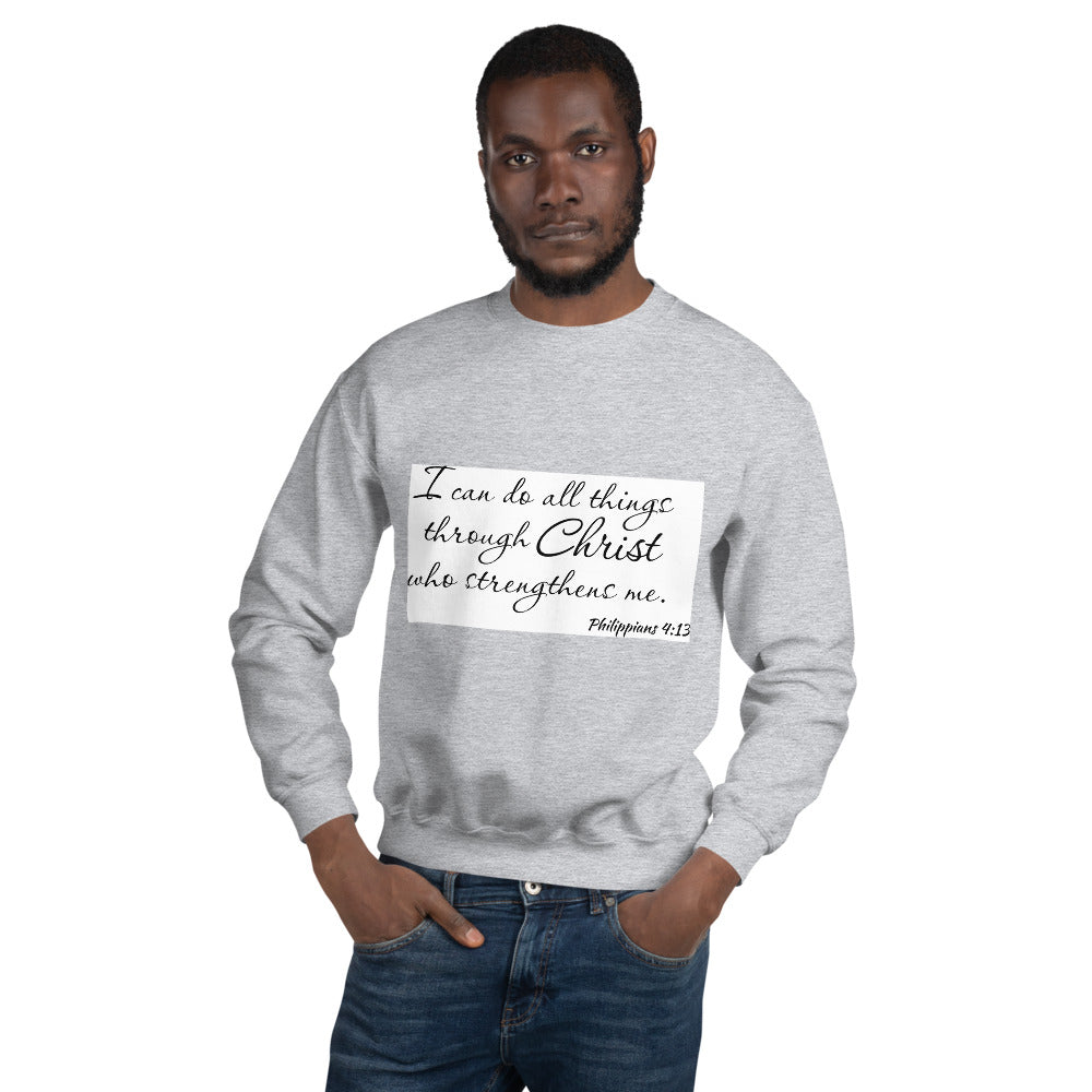 Unisex Prayed UP "All Things"  Sweatshirt