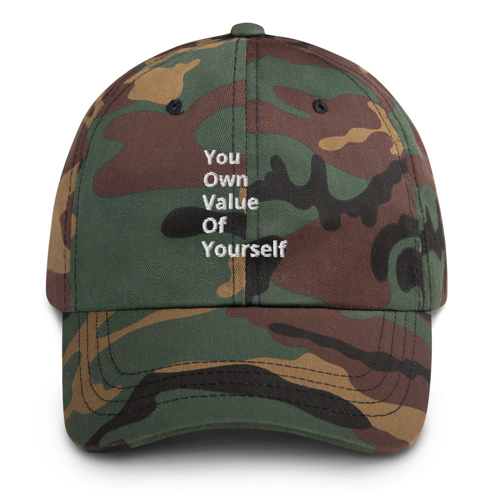 “YouOwnValueOfYourself” Mom/Dad hat