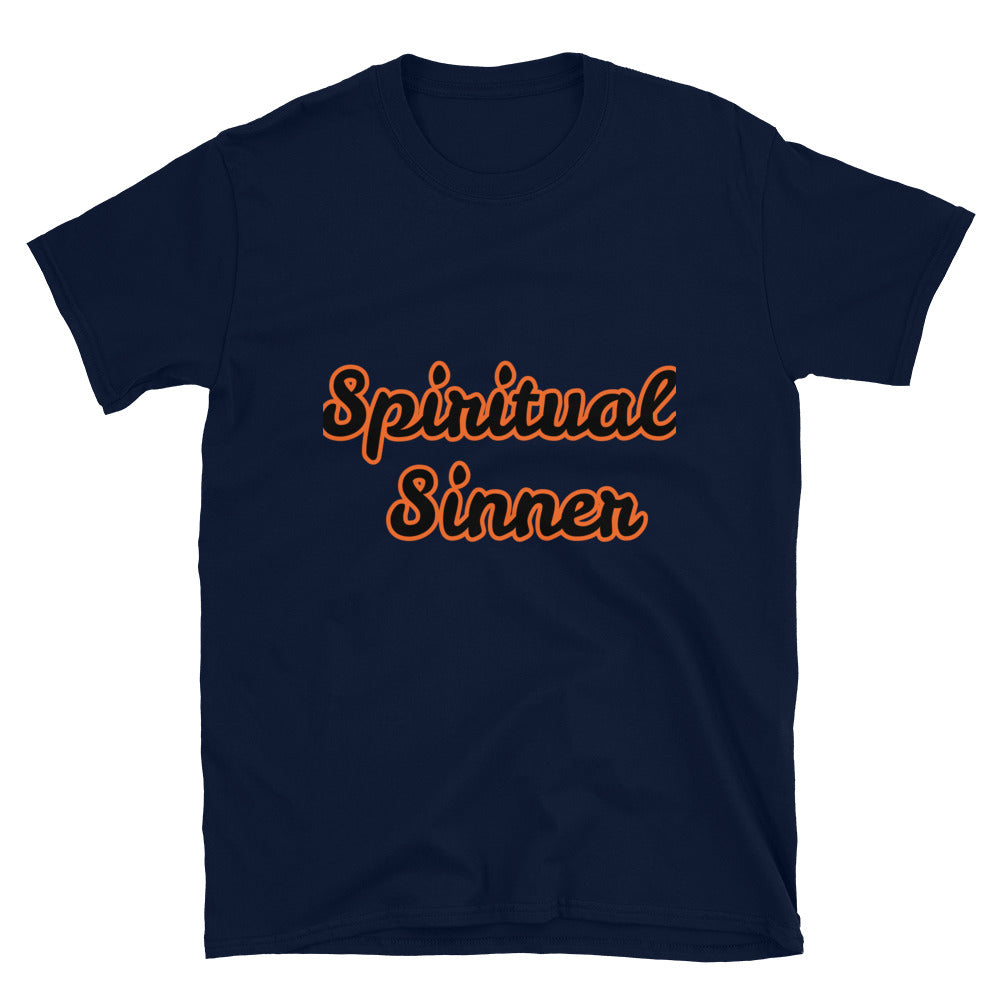 Short-Sleeve Unisex “Spiritual Sinner” T-Shirt