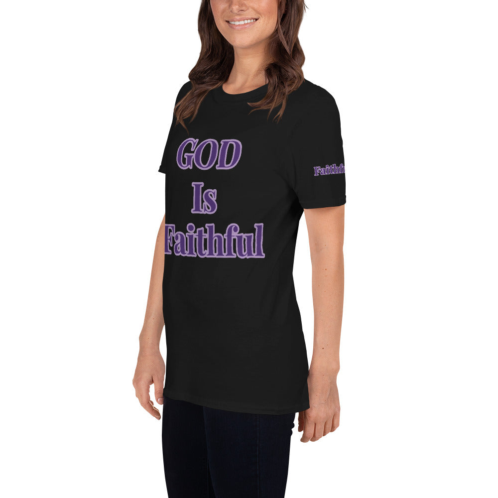Short-Sleeve Unisex “GOD is Faithful” T-Shirt