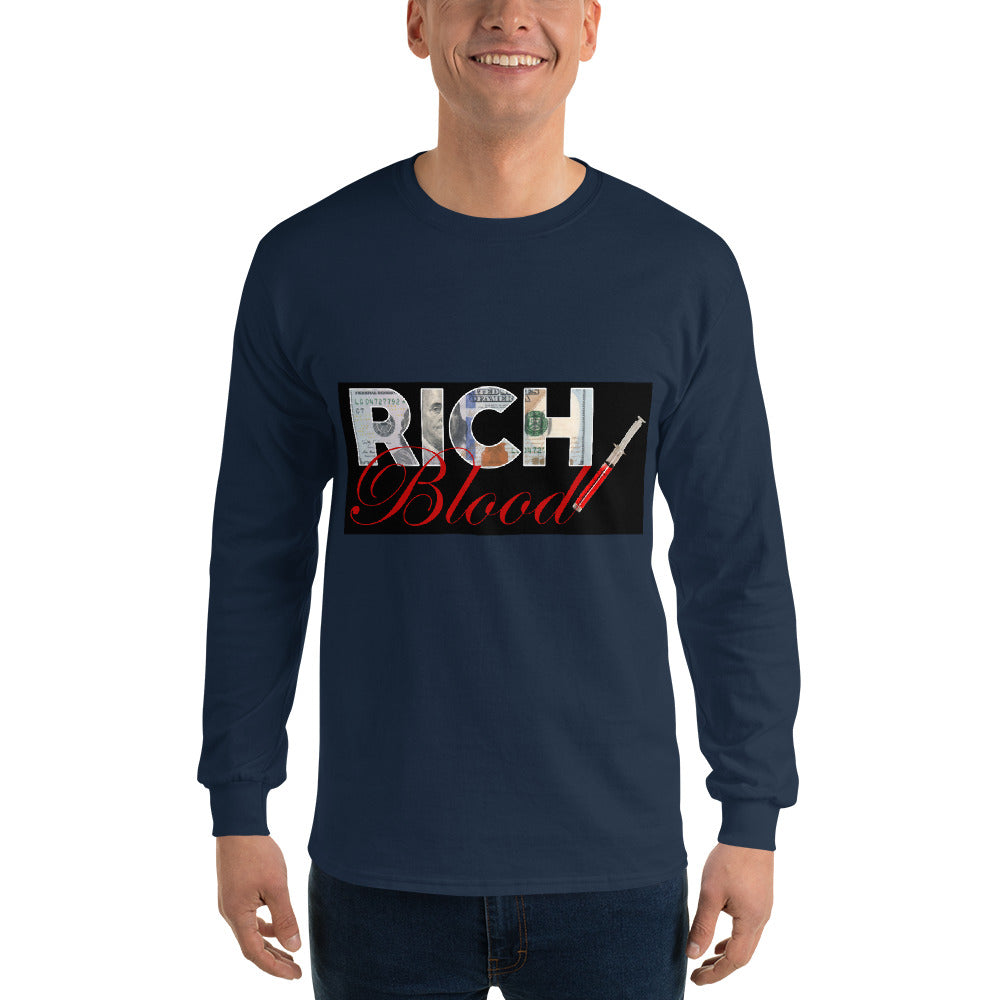 Men’s Long Sleeve "RICH Blood"Shirt