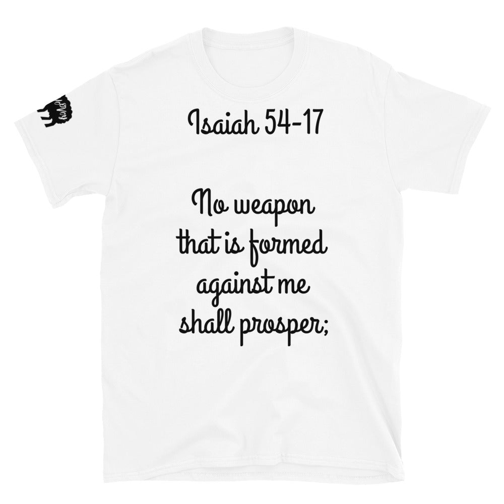 Short-Sleeve Unisex “No Weapon”T-Shirt