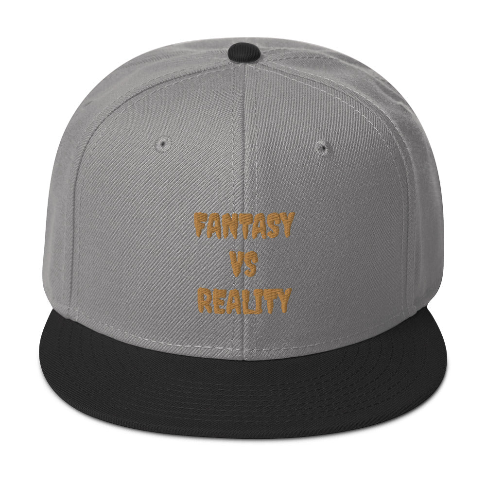 Snapback “FANTASY VS REALITY”Hat