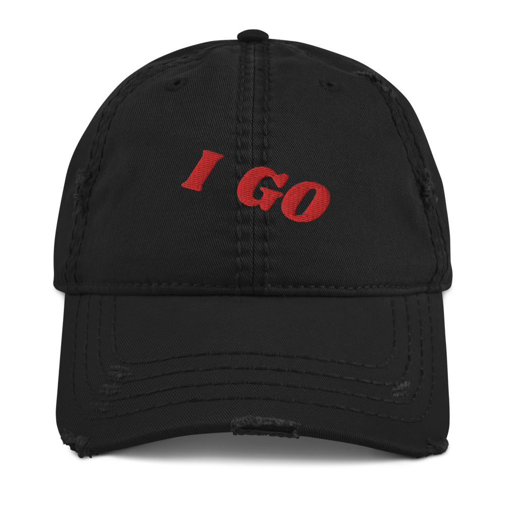 Distressed"IGO" Dad Hat