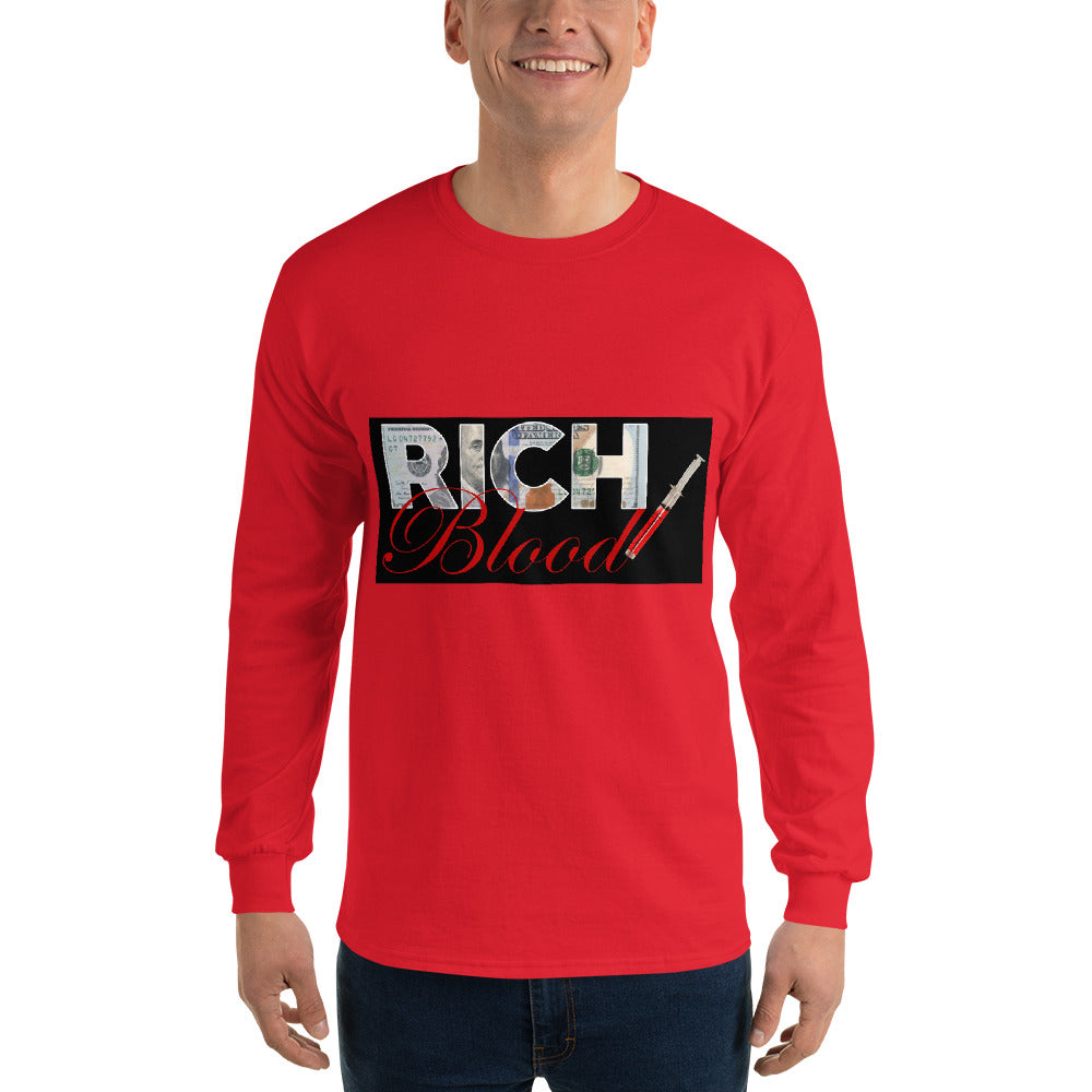 Men’s Long Sleeve "RICH Blood"Shirt