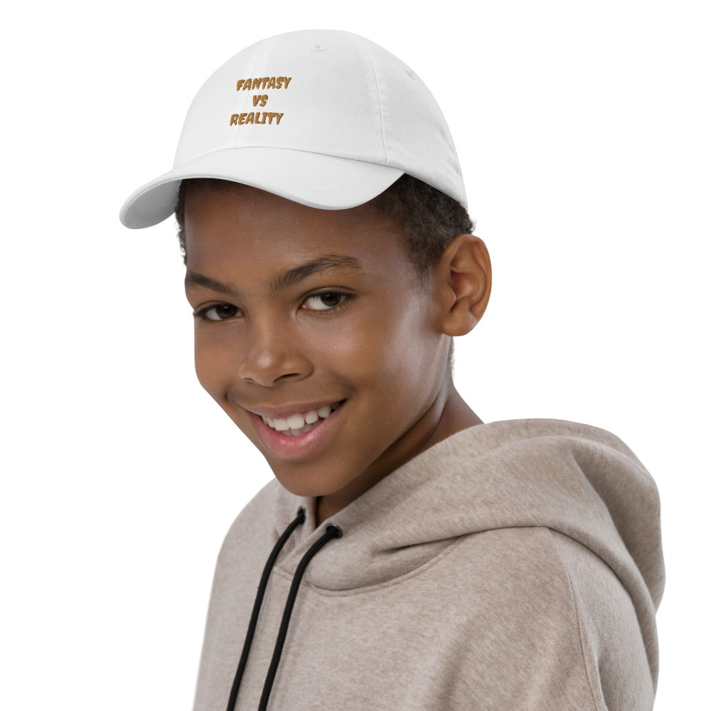 Youth “FANTASY VS REALITY” baseball cap