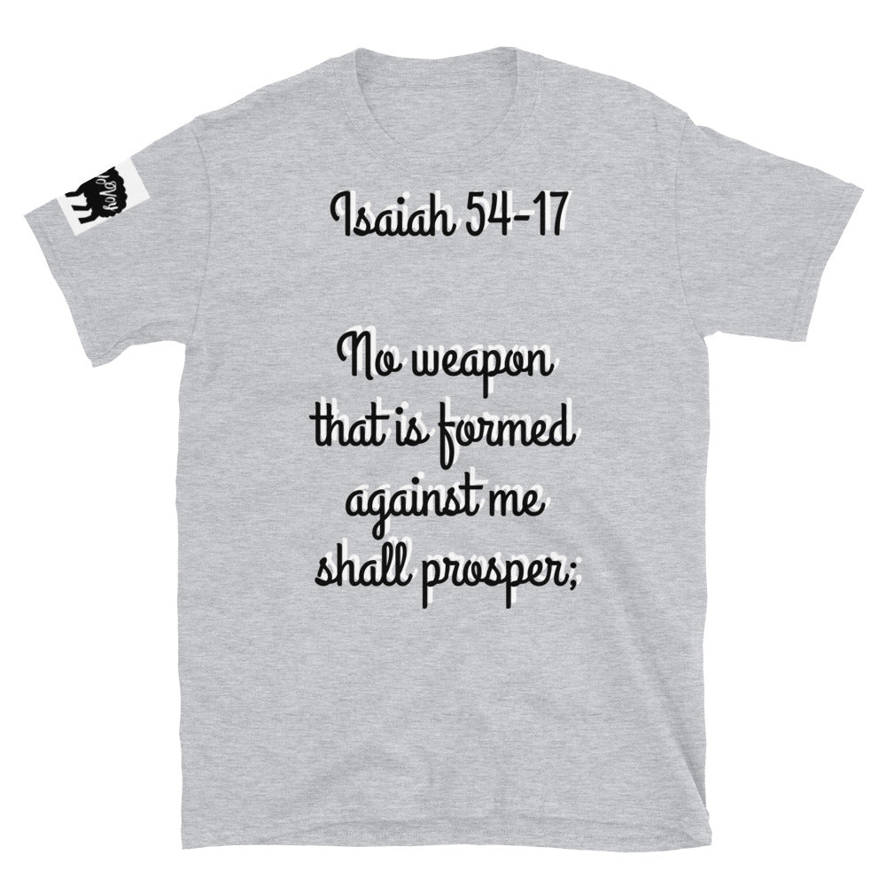 Short-Sleeve Unisex “No Weapon”T-Shirt