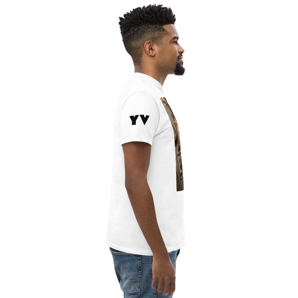 Men's heavyweight “YOVOY” Gold tee