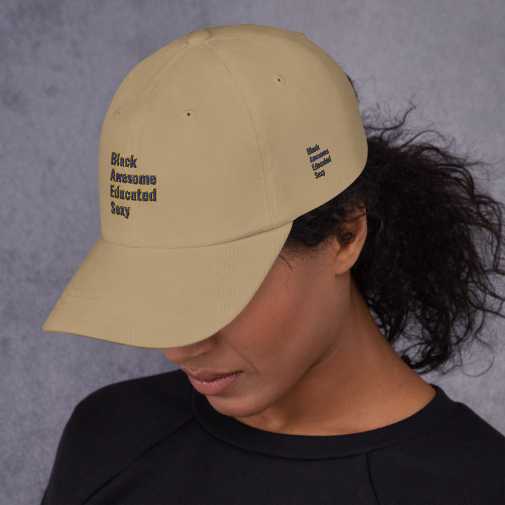 “Black,Awesome,Educated,Sexy” Dad /Mom hat