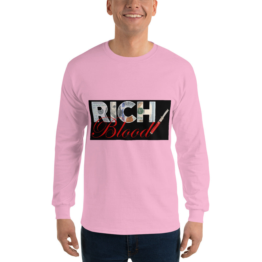 Men’s Long Sleeve "RICH Blood"Shirt