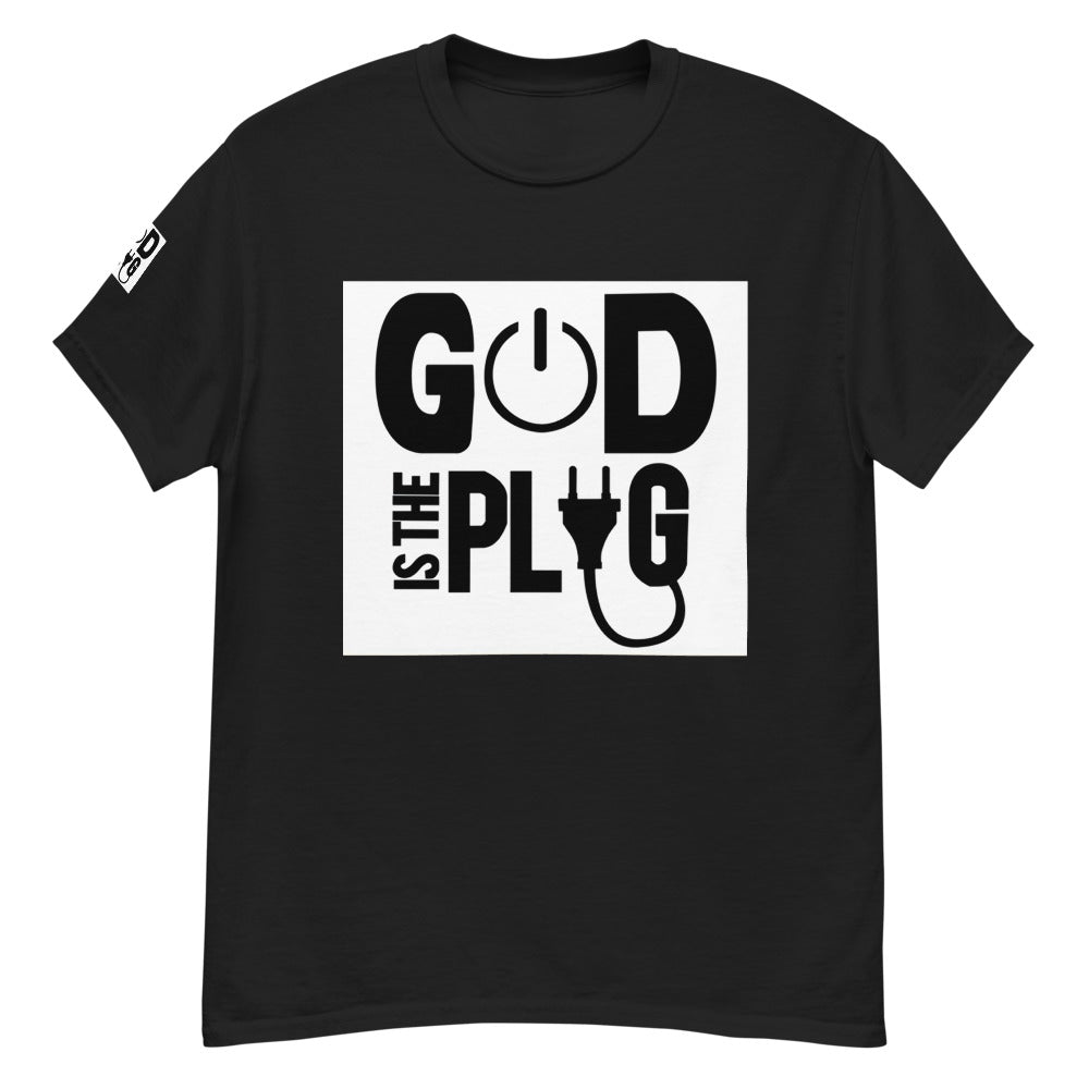 Men's/ Women’s “God is the Plug” Prayed Up  heavyweight tee