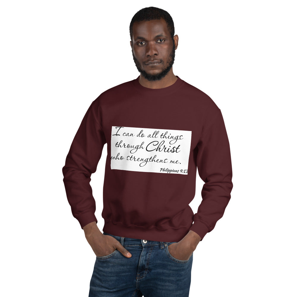 Unisex Prayed UP "All Things"  Sweatshirt